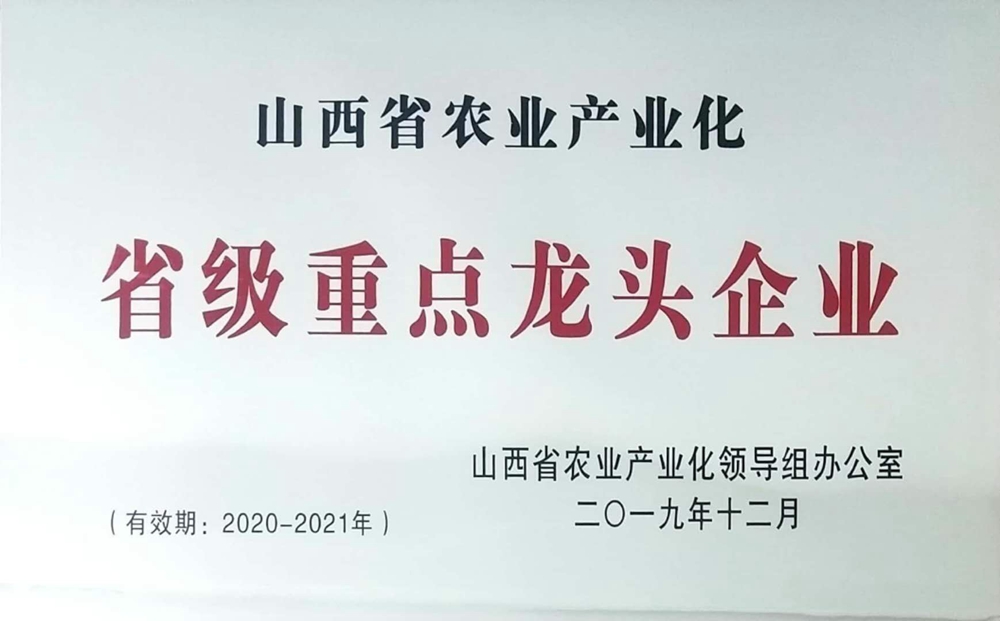 省级重点龙头企业